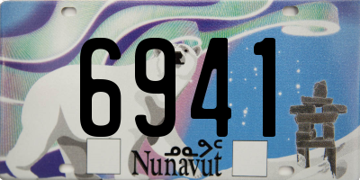 NU license plate 6941