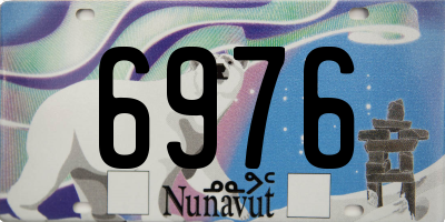 NU license plate 6976