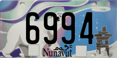 NU license plate 6994