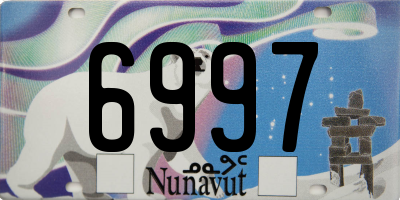 NU license plate 6997