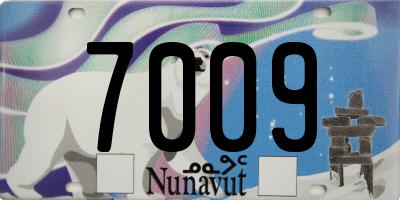 NU license plate 7009