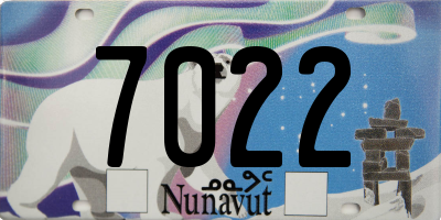 NU license plate 7022