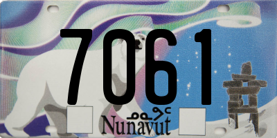 NU license plate 7061