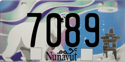 NU license plate 7089