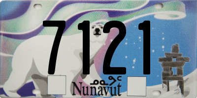 NU license plate 7121