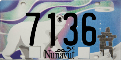 NU license plate 7136