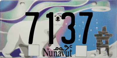 NU license plate 7137