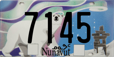 NU license plate 7145