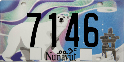 NU license plate 7146