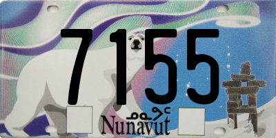 NU license plate 7155