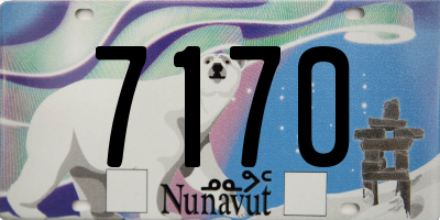 NU license plate 7170