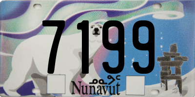 NU license plate 7199