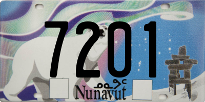 NU license plate 7201