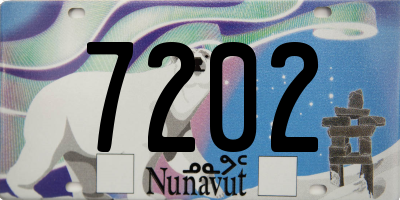 NU license plate 7202