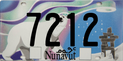 NU license plate 7212