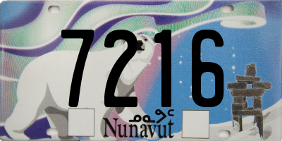 NU license plate 7216