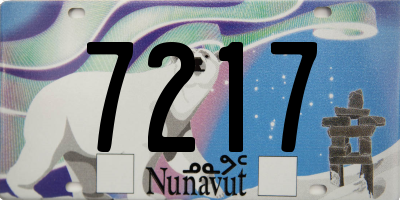 NU license plate 7217