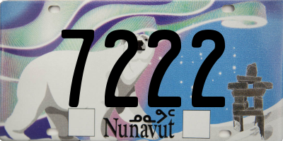 NU license plate 7222