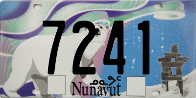 NU license plate 7241