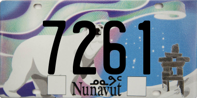 NU license plate 7261