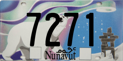 NU license plate 7271