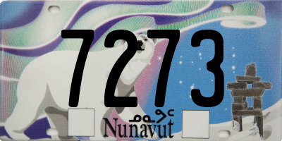 NU license plate 7273