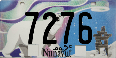 NU license plate 7276