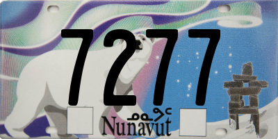 NU license plate 7277