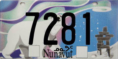 NU license plate 7281