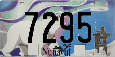 NU license plate 7295