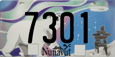 NU license plate 7301