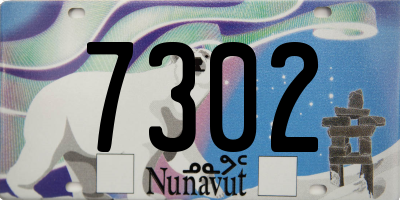 NU license plate 7302