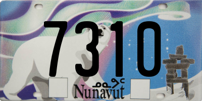 NU license plate 7310