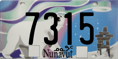 NU license plate 7315