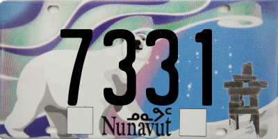 NU license plate 7331