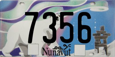 NU license plate 7356