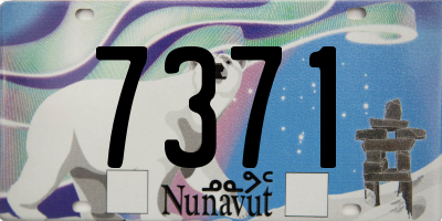 NU license plate 7371