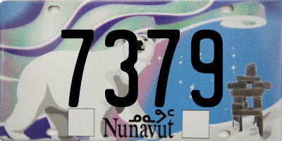 NU license plate 7379