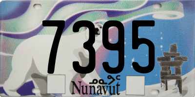 NU license plate 7395