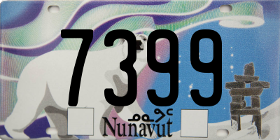 NU license plate 7399