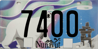 NU license plate 7400