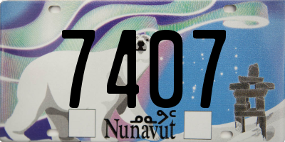 NU license plate 7407