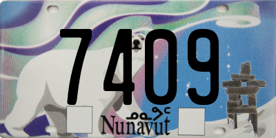 NU license plate 7409