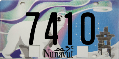 NU license plate 7410