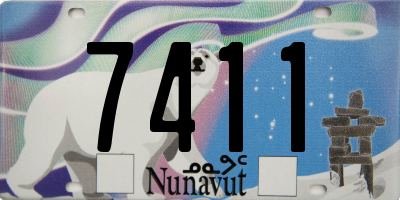 NU license plate 7411