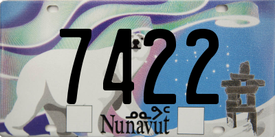 NU license plate 7422