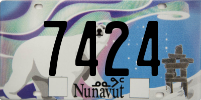 NU license plate 7424