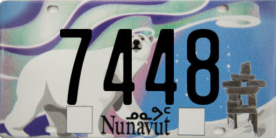 NU license plate 7448