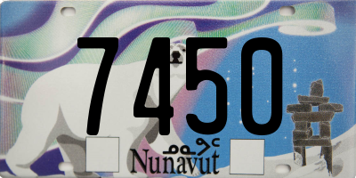 NU license plate 7450