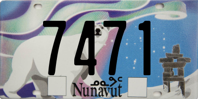 NU license plate 7471